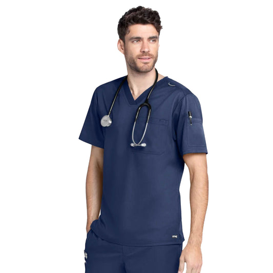 Pijama Quirúrgica Grey´s Anatomy Spandex Stretch Caballero Indigo