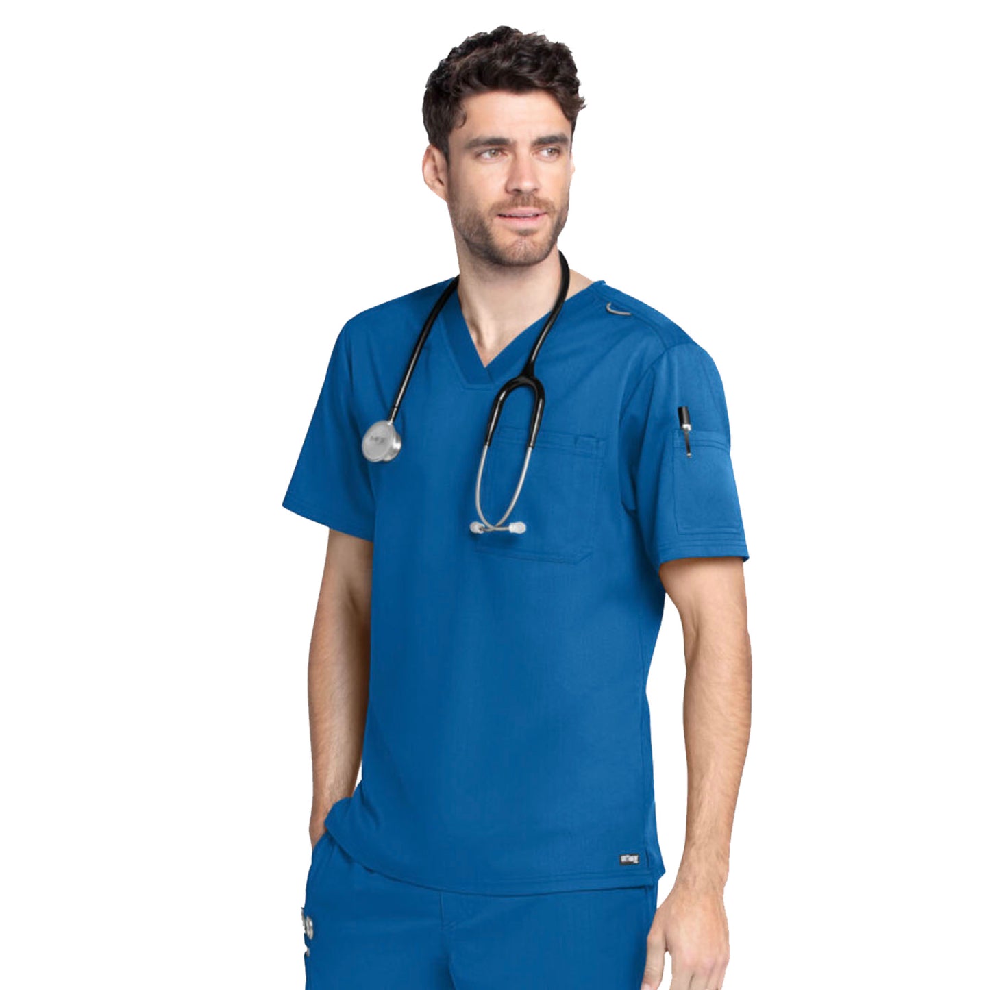 Pijama Quirúrgica Grey´s Anatomy Spandex Stretch Caballero Azul Rey