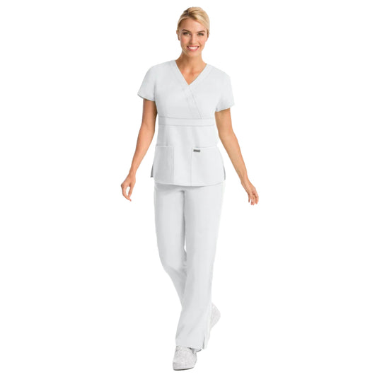 Pijama Quirúrgica Grey´s Anatomy Clásica Dama Blanco