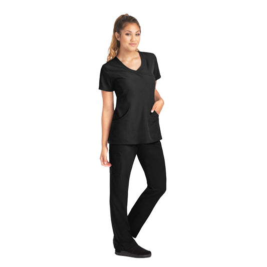 Pijama Quirúrgica Skechers Stretch Reliance Negro Dama