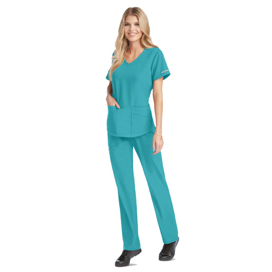 Pijama Quirúrgica Skechers Stretch Vitality Teal Dama