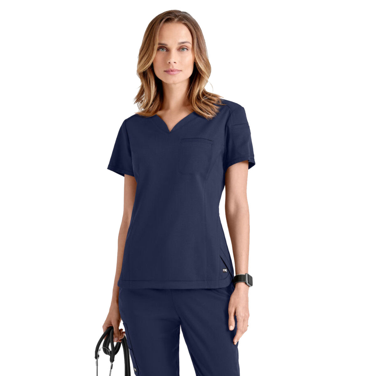 Pijama Quirúrgica Grey´s Anatomy Capri Spandex Stretch Dama Marino