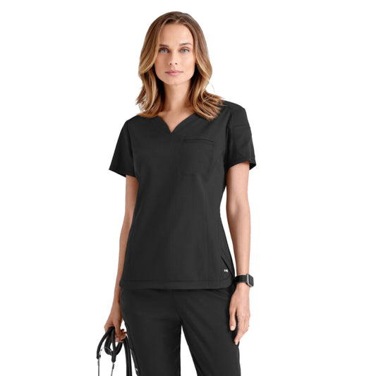 Pijama Quirúrgica Grey´s Anatomy Capri Spandex Stretch Dama Negro