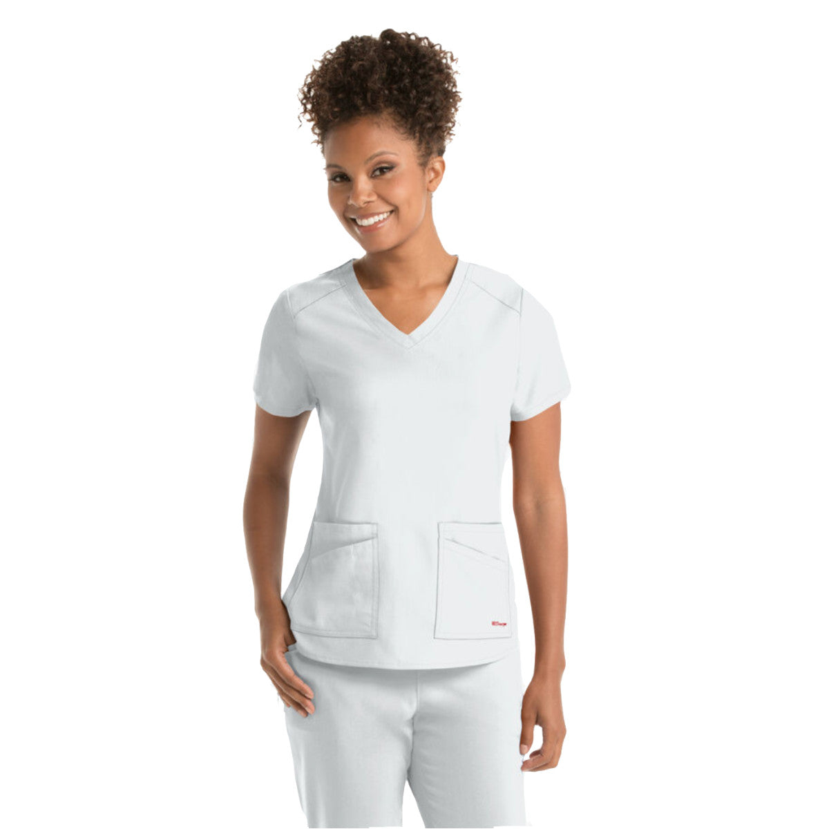 Pijama Quirúrgica Grey´s Anatomy SPANDEX Stretch Dama Blanco