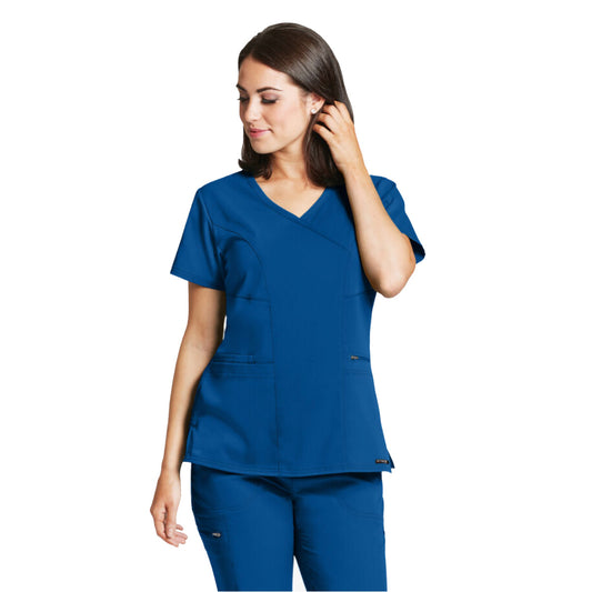 Pijama Quirúrgica Grey´s Anatomy SPANDEX CRUZADO Stretch Dama Rey